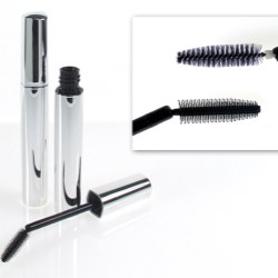 Mascara with swivel brush